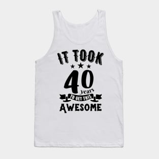 Vintage 1982, it took 40 years to get this awesome Tank Top